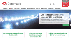Desktop Screenshot of coromatic.fi