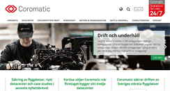 Desktop Screenshot of coromatic.se